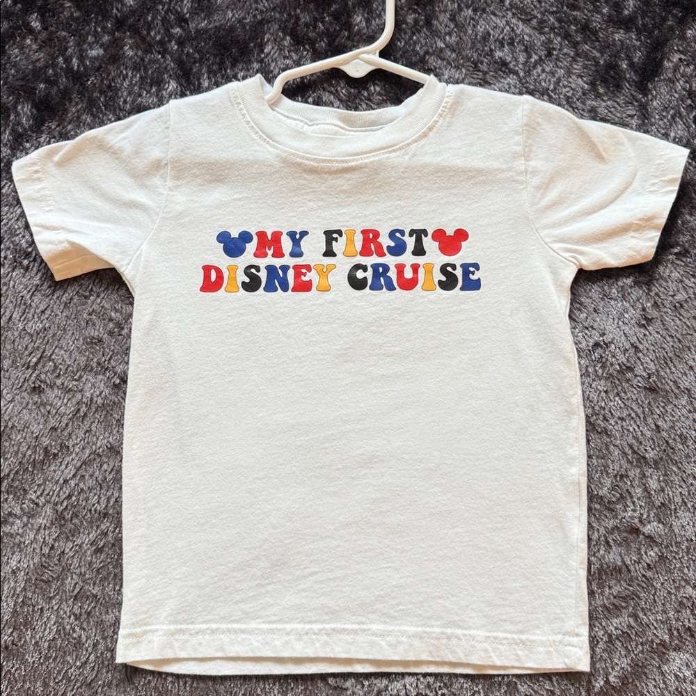 My First Disney Cruise tee shirt toddler
2T 3T  💙❤️🖤💛